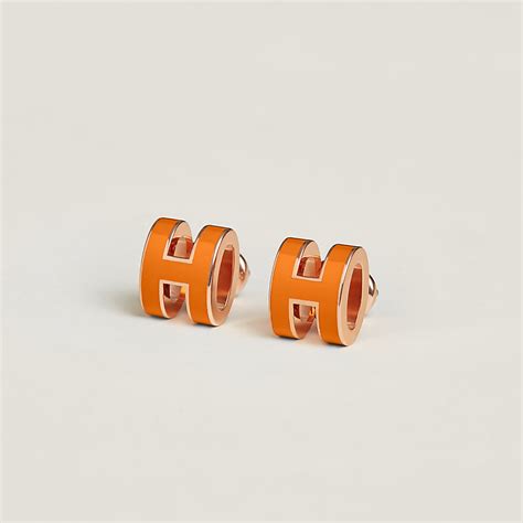 hermes earrings hoop replica|hermes mini pop h earrings.